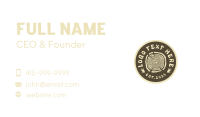 Wood Business Card example 2