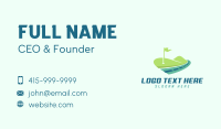 Driveway Golf Course Business Card