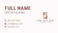 Crafting Business Card example 1