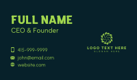 Leaves Garden Eco Business Card