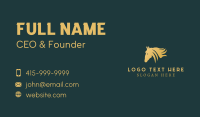 Wild Horse Breeding Business Card Design