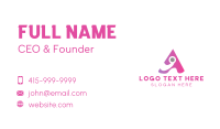 Pink Business Card example 4