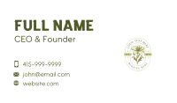 Botanical Lily Flower Business Card