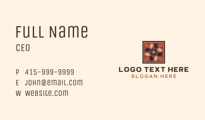 Textile Design Art  Business Card