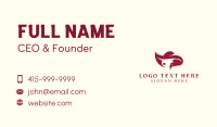 Lady Business Card example 1