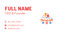 Party Balloon Event Business Card