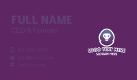 Gradient Skull Hoodie Business Card