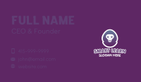 Gradient Skull Hoodie Business Card