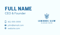 Owl Sword Crest Business Card Image Preview