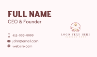 Waxing Spa Woman Business Card Design