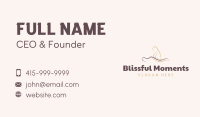 Masseuse Care Wellness Business Card