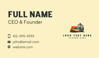  Front Loader Construction Machine Business Card