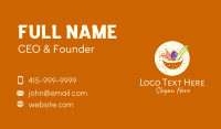 Coconut Ingredients Bowl Business Card