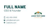 House Roof Forest Sun Business Card