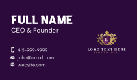 Crown Royal Shield Business Card