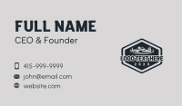 Outdoor Mountain Hiking Business Card