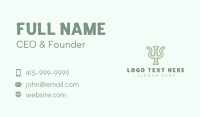 Wellness Psychology Therapist Business Card