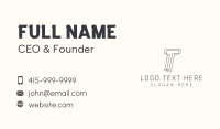 Architecture Slant Builder Business Card