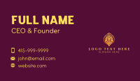 Royalty Lion Circle Business Card