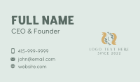 Corporate Law Lettermark Business Card Design