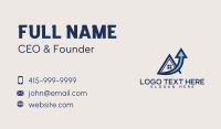 Real Estate Growth Arrow Business Card