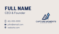 Real Estate Growth Arrow Business Card