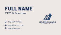 Real Estate Growth Arrow Business Card