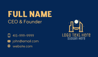 Night City Skyline Business Card