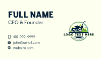 Garden Lawn Mower Landscaping Business Card