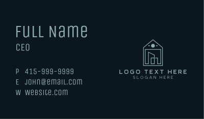 Building Property Contractor Business Card