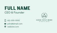 Judge Courthouse Gavel Business Card