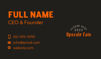 Generic Hipster Wordmark Business Card Image Preview