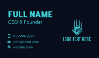 Blue Microchip Technology Business Card