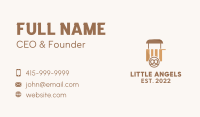 Pretzel Food Truck  Business Card