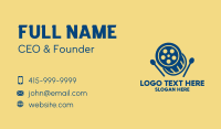 Cinema Reel Drum  Business Card