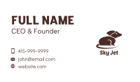 Brown Small Dog Business Card