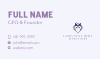 Heart Cat Pet Shop Business Card