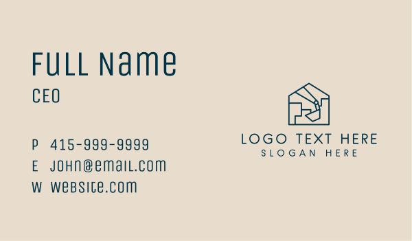 Construction Warehouse Business Card Design Image Preview
