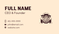 Tree Lumberjack Axe  Business Card