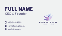 Express Courier Plane Business Card Design