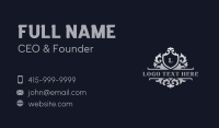 Upscale Royal Shield Business Card