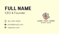 Wrench Repairman Hand Business Card