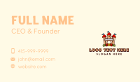 Bouncy Playhouse Fortress Business Card