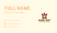 Bouncy Playhouse Fortress Business Card