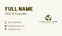 Landscaping Plant House Business Card Design