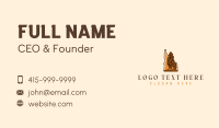 Idaho Morel Mushroom Business Card Design