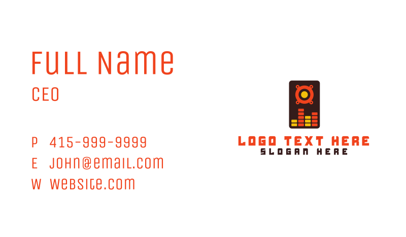 Amp Business Card example 2