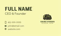Garbage Truck Collector Business Card