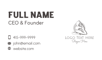 Stretching Business Card example 1