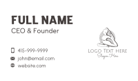 Center Business Card example 1